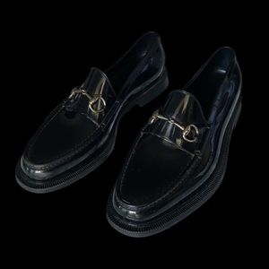 black gucci loafers